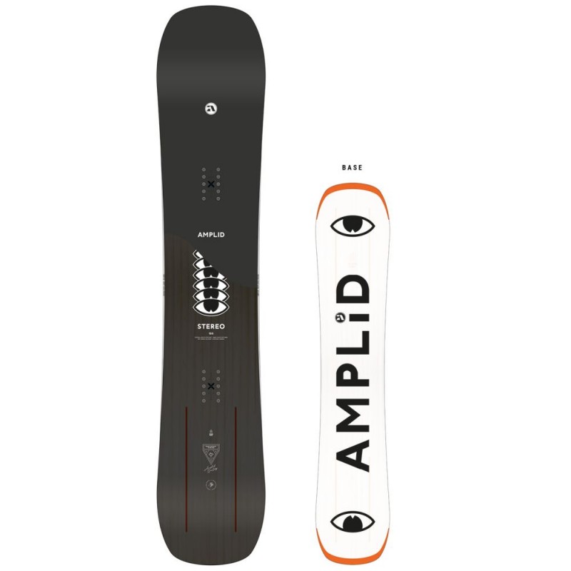 solid black snowboard