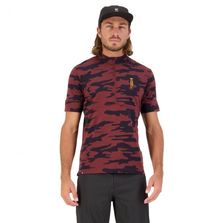 MONS22 CADENCE HALF ZIP VLU TEE