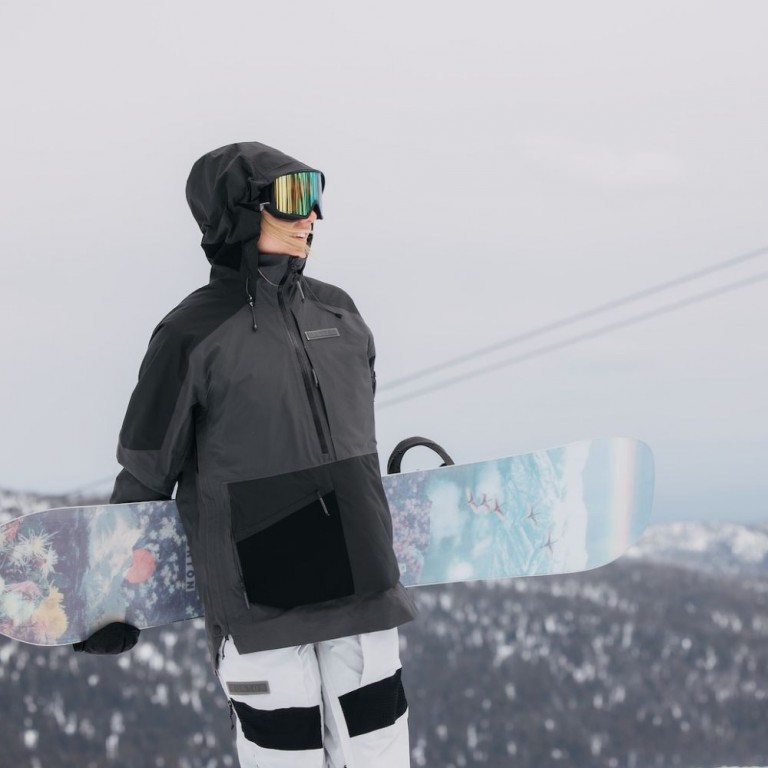 Autocollant de neige de Snowboard casque coloré W/ Goggle pour le